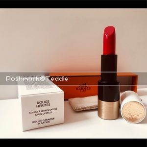 Hermès Lipstick 64 Satin Rouge Casaque